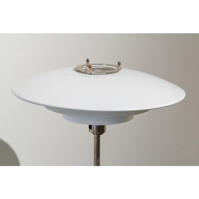 Mid-Century Danish Metal Table Lamp, 1960s For Sale - Image 4 of 12