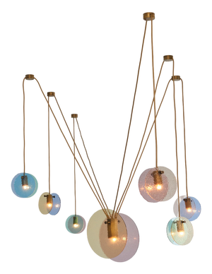 Kalupso 6 Satellites Ceiling Light by Moure Studio