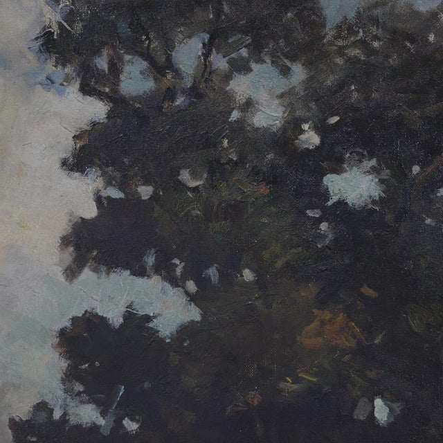 Herman Verbaere, Flemish Landscape / Village Scene, Oil on Canvas, 1950s For Sale - Image 3 of 10