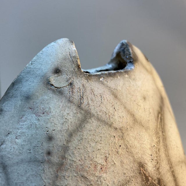 Hungarian No. 11 Raku Pottery Flat Vase by Ferenc Szili, 2017 For Sale - Image 6 of 18