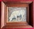 American Folk Art Oil Painting of a White Cow or Bull Signed Graves and Dated 1931 For Sale - Image 4 of 8
