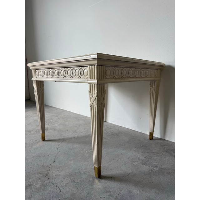 Vintage Neoclassical Style One-Drawer End Table / Nightstand by Century Furniture For Sale - Image 9 of 12