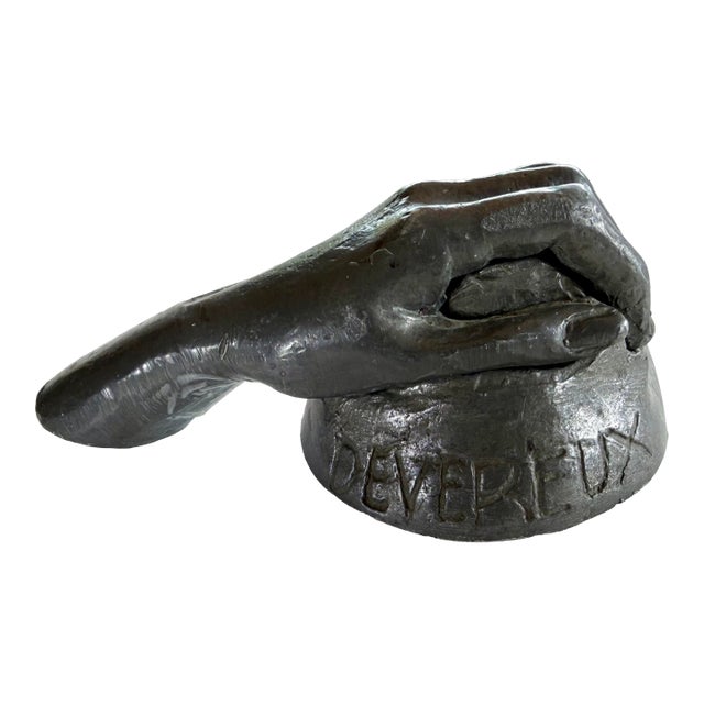 Robert Graham Deveruex Hand Sculpture 1982 Signed For Sale