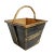 Mid 20th Century Vintage Mongolian Rustic Wood Bucket / Basket For Sale - Image 5 of 5