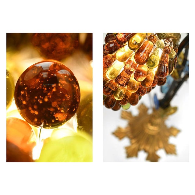 Black Murano Glass Lamp For Sale - Image 8 of 10