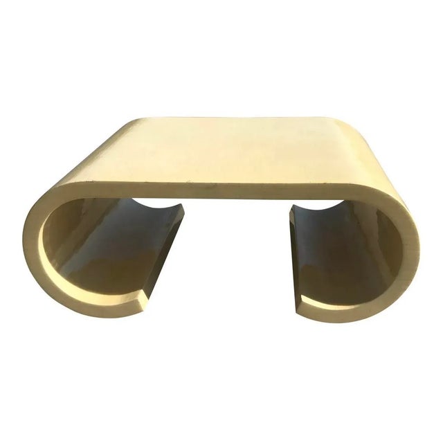 Wood Enrique Garcel Tessellated Scroll Coffee Table For Sale - Image 7 of 7