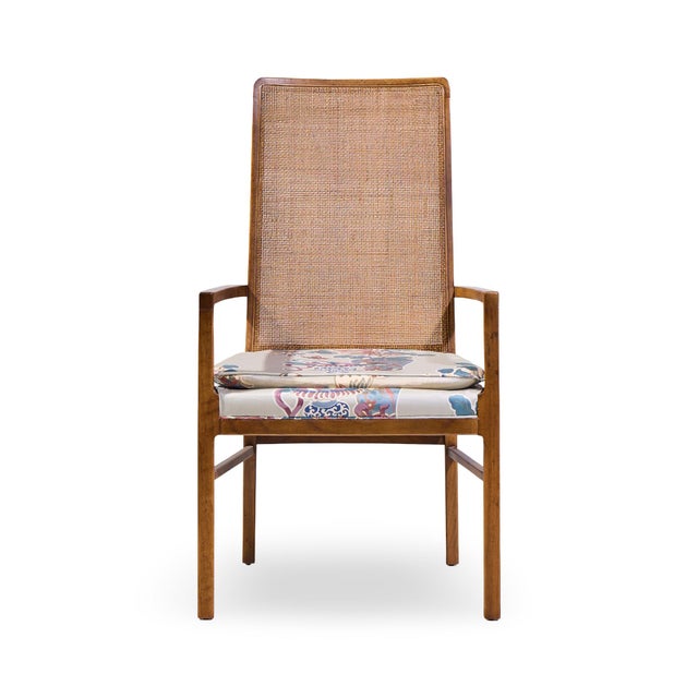 Founders Style Mid Century Oak and Cane Dining Chairs - Set of 6 For Sale - Image 11 of 17