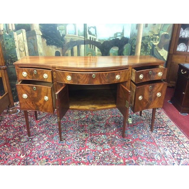 Antique Federal Sideboard, Period Sideboard, Baltimore Buffet For Sale - Image 12 of 18