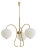 Triple chandelier china 03 by magic circus editions. Dimensions: h 120 x w 81.5 x d 26.2 cm. Materials: brass, mouth blown...