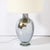 Modernist Hand-Blown Mercury Blue Murano Glass Table Lamps With 24k Gold Flecks For Sale - Image 12 of 16