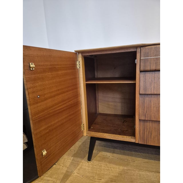 Mid-Century Walnut Beehive Sideboard from Beautility, 1960s For Sale - Image 11 of 18