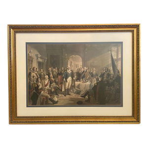 “Washington and His Generals” Framed and Matted Print