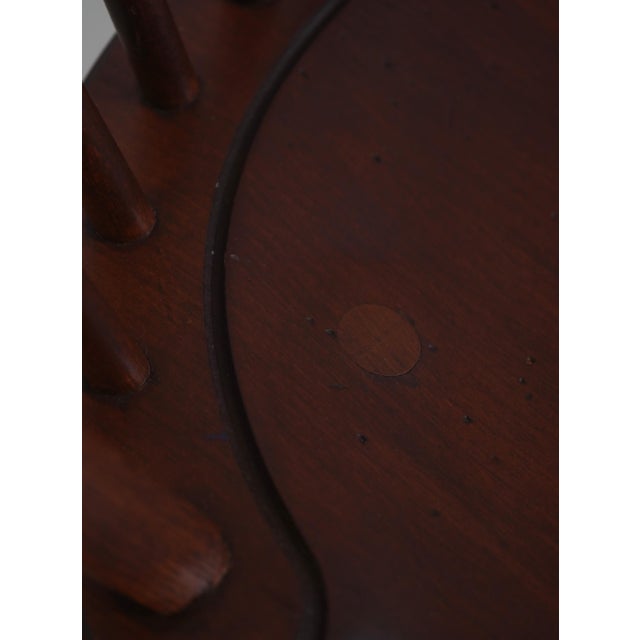 Set of 6 Dr Dimes Mixed Wood Bow Back Windsor Chairs For Sale - Image 11 of 18