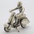 1980s Vintage Italian Handmade Genuine Silver Iconic Vespa Scooter Figurine Sculpture, Made in Arezzo (Ar, Tuscany) For Sale - Image 5 of 10