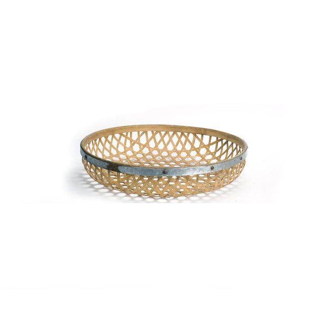 Add natural warmth and rustic charm to your home with this set of Round Woven Bamboo Trays. Designed with beautifully...