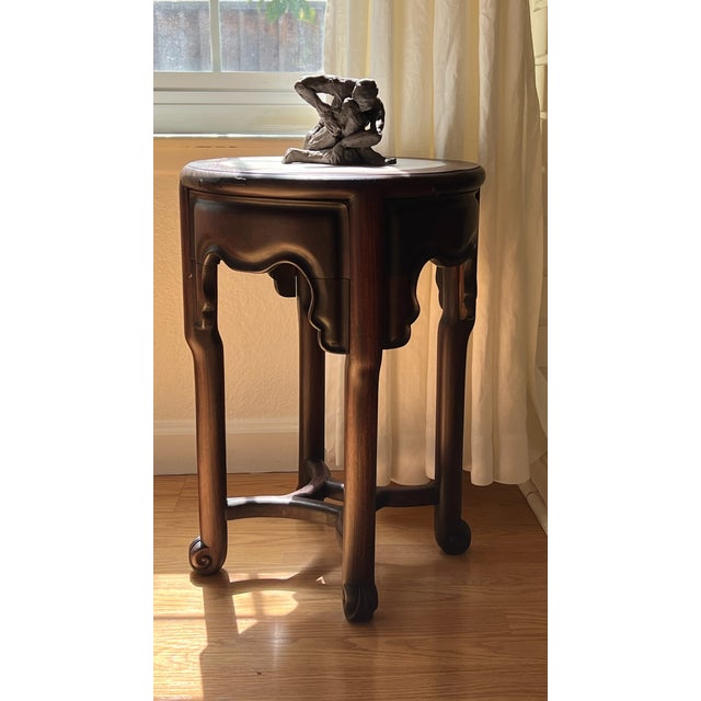Chinese Early 20th Century Chinese Rosewood Side Table For Sale - Image 3 of 4