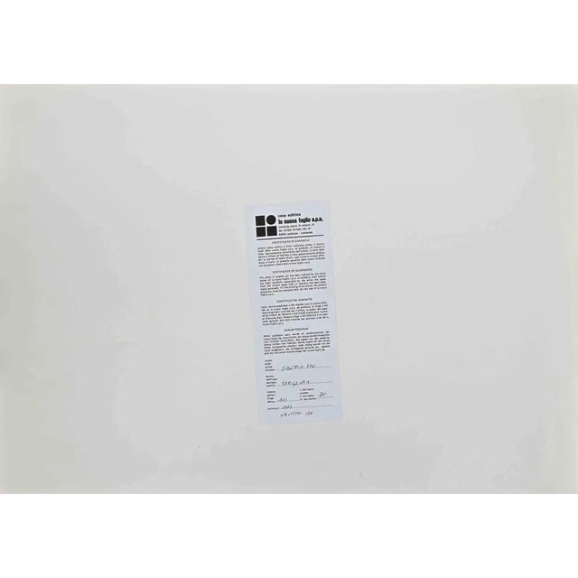 Abstract Composition is a lithograph artwork realized by Antonio Sanfilippo in 1971. Hand-signed and dated in pencil on...