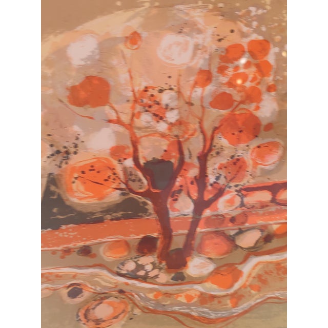 1970s Frédéric Menguy, Landscape, 1970s, Lithograph For Sale - Image 5 of 8