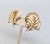 Vintage 1960 Signed Crown Trifari Goldtone Clear Rhinestone Feather Ad Piece Clip Earrings-2 Pieces For Sale In Philadelphia - Image 6 of 8