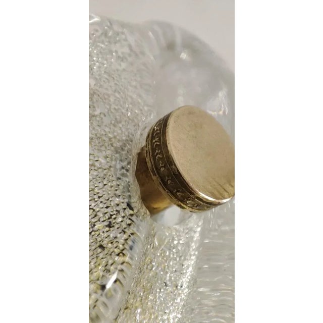 Vintage Italian Murano Crystal Wall Light, 1980s For Sale - Image 6 of 12