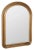 This mirror has soft rounded edges and a timeless gold frame making it the perfect arch mirror for any space. Material:...