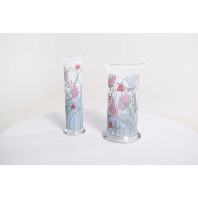 1930s Painted Glass Jars by W. Bauer, Germany, 1930, Set of 2 For Sale - Image 5 of 8