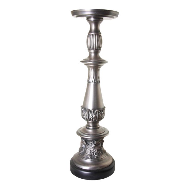Large Neo-Renaissance Metal Table Lamp For Sale