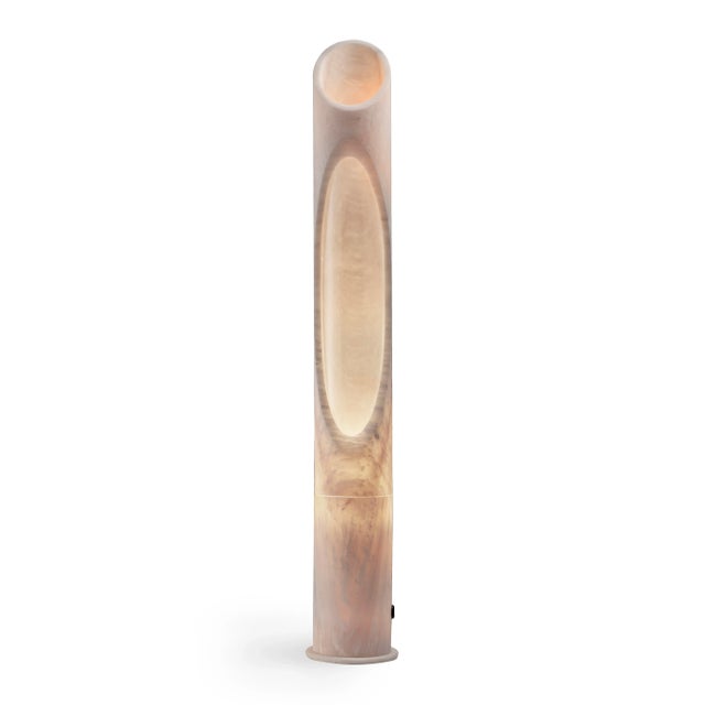 Modern Modern Lamp L in Pink Egeo Marble, Designed by Jacopo Simonetti For Sale - Image 3 of 7