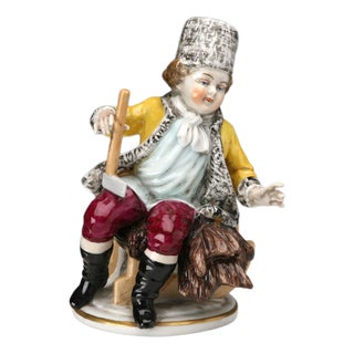 Antique German Figurine from Rudolstadt Porcelain For Sale