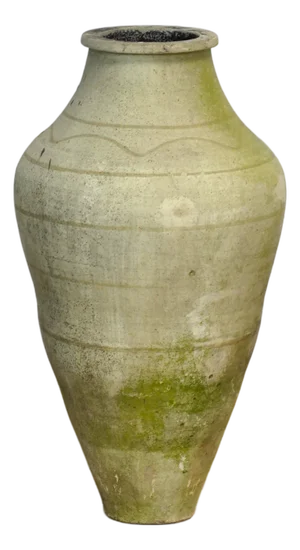 Large Turkish Stone Olive Oil Jar