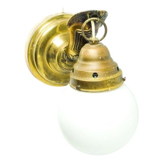 Art Deco Style Wall Lamp, Poland, 1950s For Sale