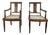 Art Deco Cane Armchairs, Set of 2 For Sale