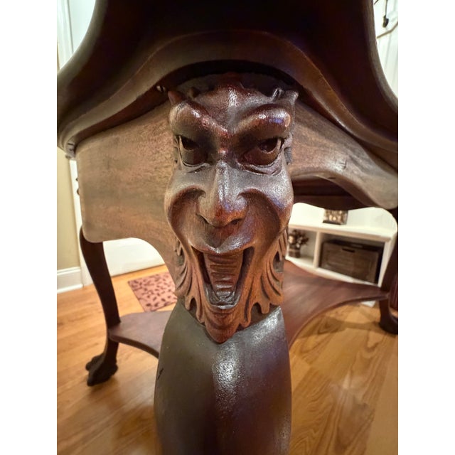 Wood Late 19th Century Mahogany Parlor Table For Sale - Image 7 of 8