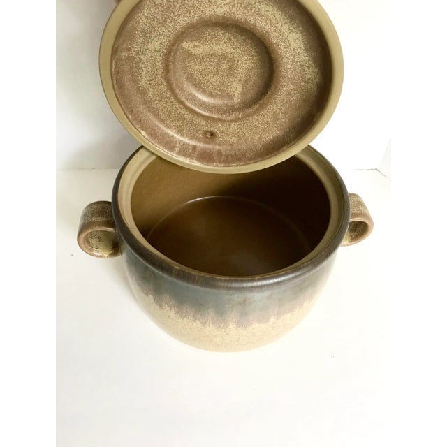 Beautiful lidded serve ware that's ready for action! Made in England. Has a fantastic coloring - almost an ombre effect....
