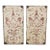 Pair of Vintage Distressed Botanical Wooden Wall Panel For Sale