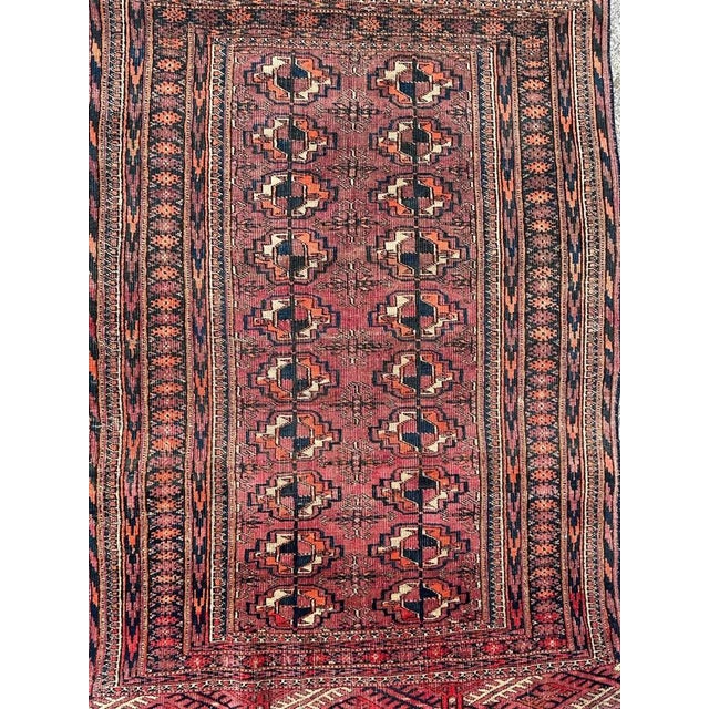 Antique Turkmen Bokhara Rug, 1890s For Sale - Image 14 of 18