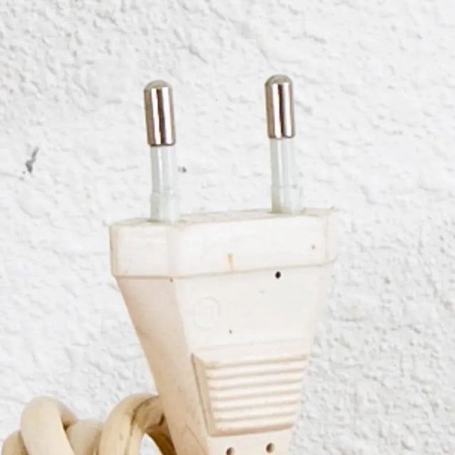 Metal 1960s Mid Century Modern Wall Sconce Lamp Le Klint White Metal Pleated Shade Denmark For Sale - Image 7 of 12