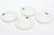 This set of 4 classic porcelain plates are a collaboration between Fornasetti and Rosenthal. They have the 3 medusas on...