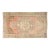Mid 20th Century Faded Coral and Olive Medallion Carpet For Sale
