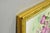 Late 20th Century Mary Wilson French Hand Painted Porcelain Plaque Pink Rose Flower Painting (A) For Sale - Image 12 of 17