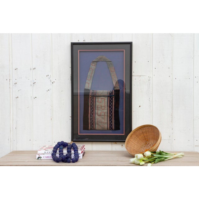 Antique Framed Hmong Baby Carrier For Sale - Image 10 of 10