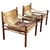 Pair of iconic Sirocco safari chairs by Arne Norell, crafted in the 1970s by Arne Norell AB in Aneby, Sweden. Featuring...