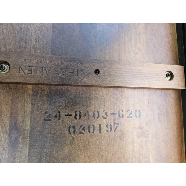 Ethan Allen Cherry Top American Impressions Mission Style Side Table For Sale - Image 9 of 10