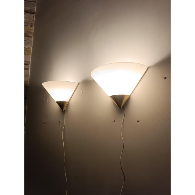 Large Model 3671 Wall Lights by Glashütte Limburg, 1970s, Set of 2 For Sale - Image 12 of 13