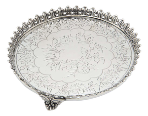 Circular Silver Ticket Box Saver
