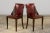 1930s French Art Deco Maple Gondola Dining Chairs W/ Red Faux Leather - Set of 6 For Sale - Image 13 of 18