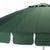 Spritely Home Panza 9 Ft Crank Umbrella, Green/White Pole For Sale - Image 4 of 9