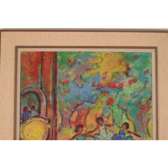 Nathan Gutman, Dance, 1960s, Oil on Canvas, Framed For Sale - Image 8 of 18