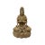 Wood Rustic Wood Sitting Bodhisattva Kwan Yin Tara Buddha Statue Ws3066 For Sale - Image 7 of 7