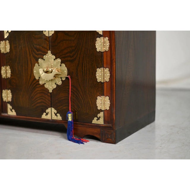 Vintage Chinoiserie Chests With Brass Hardware - a Pair For Sale In Chicago - Image 6 of 12